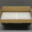 upsimples Floating Shelves for Wall, Wall Shelves for Decor Storage Set of 6, Wall Mounted Wood Shelf for Bedroom, Living Room, Bathroom, Kitchen, Picture Ledge Shelf, White (15.7in)