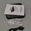 ENVYCLOUD CD Player Portable with Dual Stereo Speakers, Rechargeable Portable CD Player with Bluetooth for Home with Headphones, Support CD/AUX/USB,Black