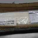 Lazblinds No Drill TDBU Cellular Shades, 36" W x 48" H, White