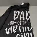 Funny Dad Of The Birthday Girl Cute Matching Family Long Sleeve T-Shirt Black large