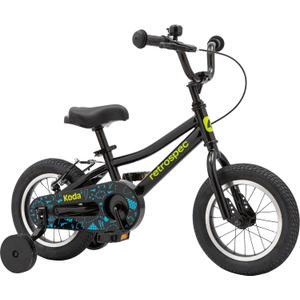 Retrospec Koda Plus Kids Bike for Boys & Girls Ages 2-3 Years - Children's Bicycle, Adjustable Seat & Handlebars, Removable Training Wheels, Front Hand Brakes, Rear Coaster Brake & Safety Bell, 12 Inch