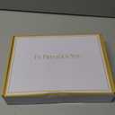 pickpiff Necklace Holder Stand with Ceramic Base: 12" Jewelry Tree Display Organizer for Necklaces, Bracelets, Rings, Earrings, Tall Gold Stand for Women, Aesthetic Room Décor, Gold and White