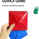 Gonggi Korean Game,Gong-gi,Jebi chagi,Biseokchigi, Paeng-y,DDAKJI,Korean Traditional Play Game Set (1 Pack)