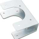 Bueyfolt 16 Packs Width 1.5" Metal Stud Shoes for 2-1/2" Pipes, 16 Gauge Galvanized Notch Stud Brackets, Extra Support for Electrical Wiring or Plumbing Passing Through The Wood Studs