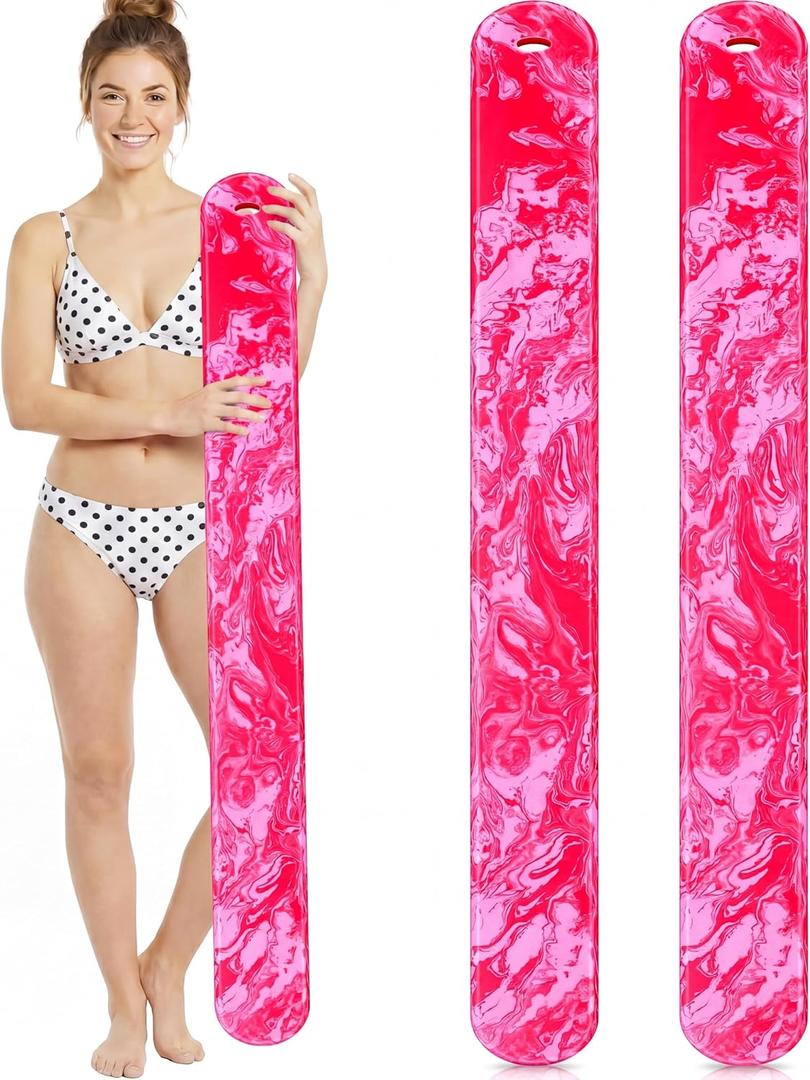 Foilswirl Large Foam Pool Noodles for Adults 45 Inches Pool Floats Noodles Jumbo Swimming Water Board Lounge Swirl for Travel Swimming Beaches Lake Party Decor