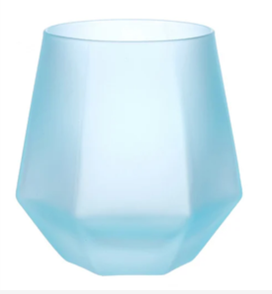 Wine2Go Diamond Silicone Wine Glasses 9oz, 2pack
