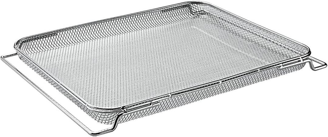 Stainless Steel Crisper Tray Air Fryer Basket For Oven Baking Pan