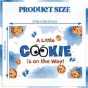A Little Cookie is on The Way Backdrop Background - Cookie Baby Shower Decorations, Cookie Baby Shower Backdrop, Welcome Baby Party Photo Booth, 7 * 5 Ft