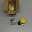 Dokili Steering Wheel Spinner Knob WSV123Y 60922 5A6YL Compatible with John Deere Tractors Case IH Backhoe Cub Cadet Mower and Many More Cars Trucks Boats Lawn Mowers,Yellow