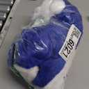 Eurzom 8 Pcs Hannukah Hats Christmas Blue Santa Hats for Adults Chanukah Decor Plush Christmas Cap for Xmas Holiday