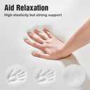 LightEase Post-Surgery Leg, Knee, Ankle Elevation Double Wedge Pillow, Memory Foam Leg Elevating Pillow for Injure, Sleeping, Foot Rest, Reduce Swelling