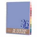 Rileys Academic Planner 2026-2027, Daily, Weekly & Monthly Planner, July 2026 - June 2027, Student Notes Pages, Twin-Wire Binding, Weekly Agenda for School & Work (8 x 6-Inches, Classic, Blue)
