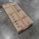 Lounge Chair Outdoor, Chaise Lounge Outdoor, HDPE 6-Position Lounge Chair for Outside, Patio Lounge Chair with Wheels & Cup Holder for Pool Poolside Deck Backyard, Black