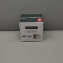 FOCUSLINE 100 Count Gold Plastic Plates 7 Inch, Disposable Heavy Duty Salad Dessert Plates, Premium Hard Plastic Plate Disposable with Gold Rim for Wedding Parties