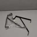 Closet Shelf and Rod Bracket, Heavy Duty Adjustable Closet Rod Bracket with Shelf Holder - Black Closet Rod Support & Shelf Brackets for Storage, 10 Inch 2PCS