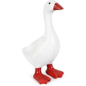 Desk Goose 7 inch, Mini Desktop Goose Statue Decor for Living Room Bedroom Bookshelf Coffe Table and Office Display