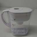 Brita Water Filter Pitcher for Tap and Drinking Water with 1 Standard Filter, Lasts 2 Months, 6-Cup Capacity, BPA Free, White