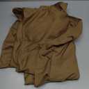 Brown Body Pillow Cover 20x54inches Long Pillowcase Ruffled Pillowcases Shabby Chic Ruffled Fringe Decor Body Ruffled Pillow Sham Cute Pillowcase (1 Body, Brown)