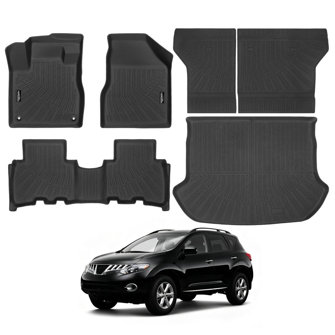 Tongama All Weather TPE Floor Mat Set for 2016-2022 Honda Pilot 8 Seats