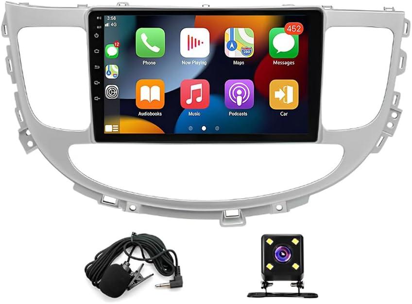 2+32GB Android 13 Double Din Car Stereo Compatible with Hyundai Genesis Sedan 2009-2014 Wireless Carplay iOS/Android Auto 9 Bluetooth Touchscreen Car Radio GPS Navigation,Mirror Link + Camera&MIC 2+32GB Android 13 Double Din Car Stereo Compatible with Hyundai Genesis Sedan 2009-2014 Wireless Carplay iOS/Android Auto 9 Bluetooth Touchscreen Car Radio GPS Navigation,Mirror Link + Camera&MIC