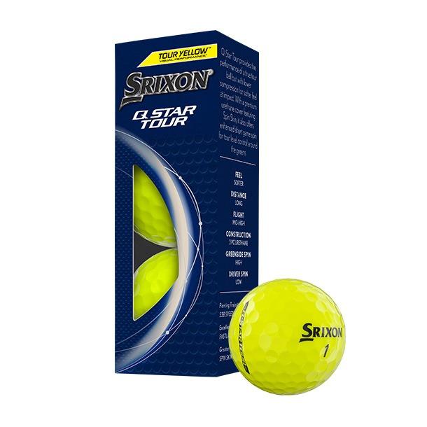 Srixon Q Star Tour 5 Golf Balls (Yellow)