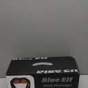 Blue Elf Shiatsu Electric Neck Back Massager Pillow 3D Kneading with Heat for Shoulder, Lower Back, Foot, Leg Muscles Pain Relief Relax in Car Office and Home (Black)