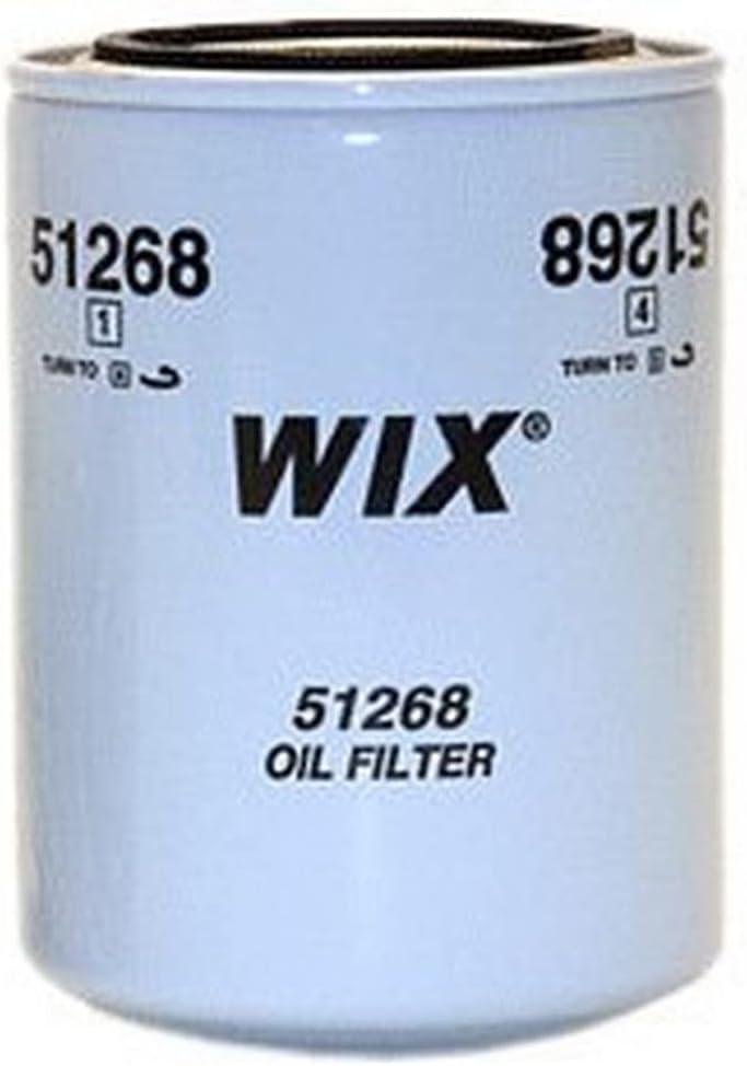 WIX 51268 Oil Filter Replacement, Built for Synthetic and High Mileage Oil - Compatible with Caterpillar 3208 Engine, IHC Trucks, Allison Transmission, Volvo Trucks