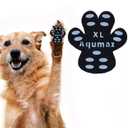 Aqumax Dog Paw Protector Anti-Slip Pads,Toe Grips for Senior Dogs,Paw Grips Traction Pads for Slippery Hardwood Floors,Essentials for Senior Dogs,12 Sets (48 pcs) XL Black