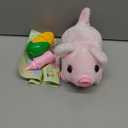 Tagitary Plush Toys Pig for Kids with Sounds,Interactive Electronic Pig Toys That Can Walk,Twitch Nose,Wag Tail,Stuffed Toys for Kid with Leash,Easter Christmas Birthday Gift for Toddlers Kids