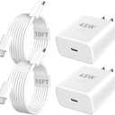 iPhone 16 Pro Max Charger Fast Charging, 45W Super Fast USB C iPhone 16 Charger Block with 10FT Long Charging Cord Cable for iPhone 16 Pro Max/16 Pro/16/16 Plus, 15 Pro Max/15 Pro/15, Android Phone