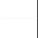 80lb White Half Fold Greeting Cards - 100 Cards - Desktop Publishing Supplies, Inc. Brand