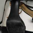 IDIFU Women's Stiletto High Heel Sandals Platform Open Toe Ankle Strap Dress Shoes for Women Bride Ladies in Wedding Bridal Party Homecoming (8, Black Nubuck)