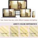 Pinch Pleated Sheer Curtains 84 Inch Length 2 Panels Set, Beige Semi Voile Sheer Curtains for Bedroom Living Room Pinch Pleated Soft Touch Light Filtering Drapes(Beige, 42 W x 84 L, 2 Panels)