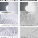 BEIYANG White 10 x 20 Ft Large Screen Backdrop for Photography, Pure White Non-Reflective Fabric Wrinkle Free Photo Background for Zoom Meeting, Game Live Steaming and Photo Studio Shooting Props