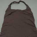 SUUKSESS Women Halter Tank Tops Double Lined Backless Y2K Trendy Going Out Tops
, size -XS