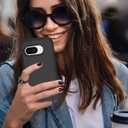 for Pixel 9A Case, 16ft Drop Protection, with Dustproof Port Cover, 3-Layer Shockproof Heavy Duty Phone Case for Google Pixel 9A, Black