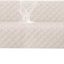 XINEAGE 100% Waterproof Sectional Couch Covers L-Shaped Reversible Sofa Cover Washable Couch Slipcover with Chaise Plum Blossom Buttons Fit Kid and Pet Furniture Protector (X Large, Beige)