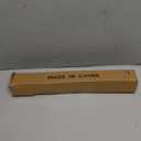 Curtain Rods for Windows 28 to 48 inch, 5/8 inch Black Curtain Rod Set with Brackets, Splicing Adjustable Metal Drapery Rod for Bedroom, Kitchen, Living Room, Matte Black