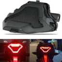 Motorcycle Brake Light Tail Lamp with LED Turn Signals Replacement for Yamaha YZF R3 R25 Y15ZR MT07 FZ07 LC150