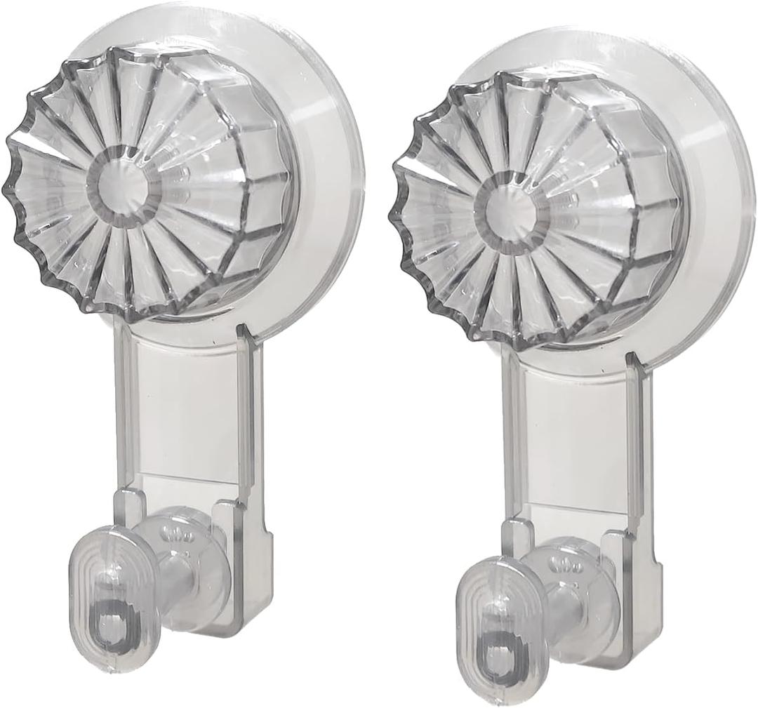 2 Pack Wreath-Hanger,22 LB Heavy Duty Waterproof Removable Suction Cup Wreath-Hooks for Halloween Christmas Dcor, Wreath Holder for Window Glass Smooth Doors Tiles Welcome Sign (Grey)