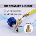 Lichamp Automotive R1234yf Can Tap, R 1234yf Self Sealing Can Tap and Puncture AC Freon Can 1234yf Adapter Fittings, TBN1