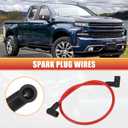 ACROPIX Car Spark Plug Coil Wires Ignition Coil Harness Cable 8mm Fit for Chevy Small Block with HEI Cap - Pack of 8