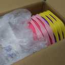 18 Pieces Non-Slip Balance Beam Stepping Stones for Kids 3 Years + Stackable Obstacle Course Balance Board for Toddlers Thicken Plastic Hold up 220LBS Indoor Outdoor Sensory Toy