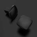 Asidrama 30 Pack Matte Black Cabinet Knobs Kitchen Drawer Knobs Cabinet Pulls Black Cabinet Hardware Square Knobs for Dresser