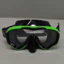 EverSport Swim Goggles Adult with Nose Cover, Anti-fog Clear Diving Mask Wide View No Blurring for Men Women Youth , Black & Dark Green