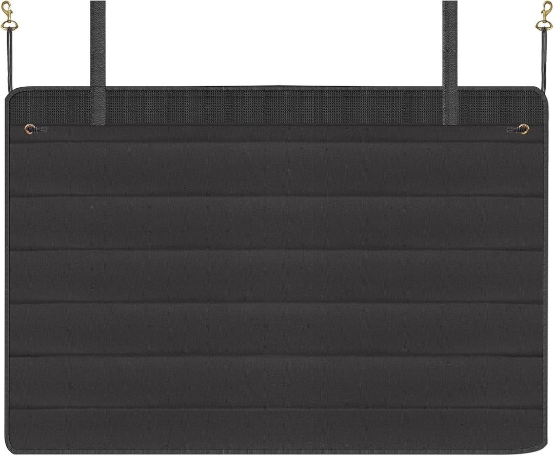 Large 38"x25" Rear Bumper Guard for Cars, Foldable Trunk Mat Protector - Universal Scratch Protection for SUV, Truck, Van During Loading and Unloading & Dog Entry