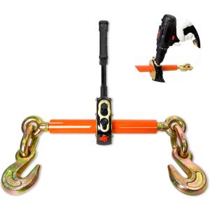 Electric Torque Drive Load Binder | Fits 3/8-1/2 Chain | 9,200 lbs Safe Working Load | Heavy-Duty Ratchet Binder Compatible with Portable Drill for Fast Cargo Tie-Down & Load Securement