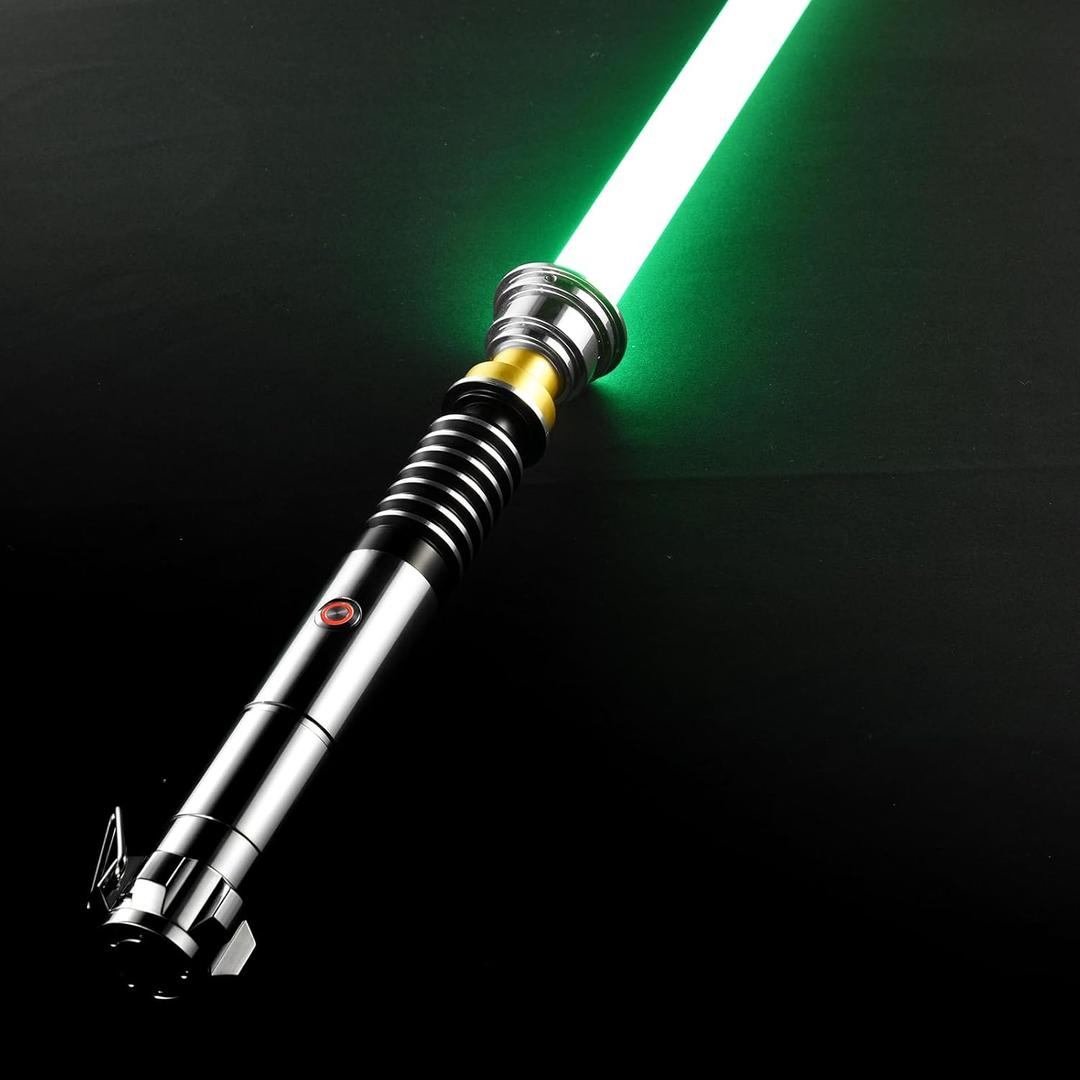 Lightsaber,Metal Dueling Light Saber, Smooth Gesture Swing,USB Rechargeable Lightsabers with 18 Set Sound Effects with 19 Colors Change,Light Saber Sword ToyLuke