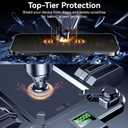 Esanik 2 Pack Matte Privacy Glass Screen Protector for iPhone 15 Pro Anti-Glare & Anti-Spy,Anti-Reflection, Smooth as Silk, Military-Grade 9H Hardness,Flawless Fit Tray