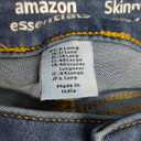 Amazon Essentials Women's Mid-Rise Stretchy Skinny Jeans (6 Long, Light Blue)